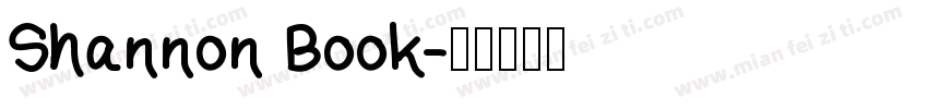 Shannon Book字体转换